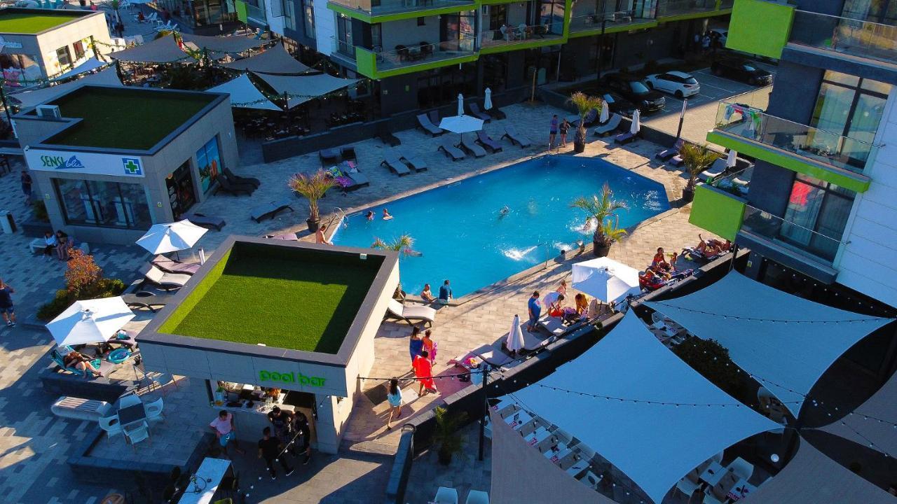 Fineloft Sea View Apartment-Spa N Pools Beach Resort Navodari Bagian luar foto