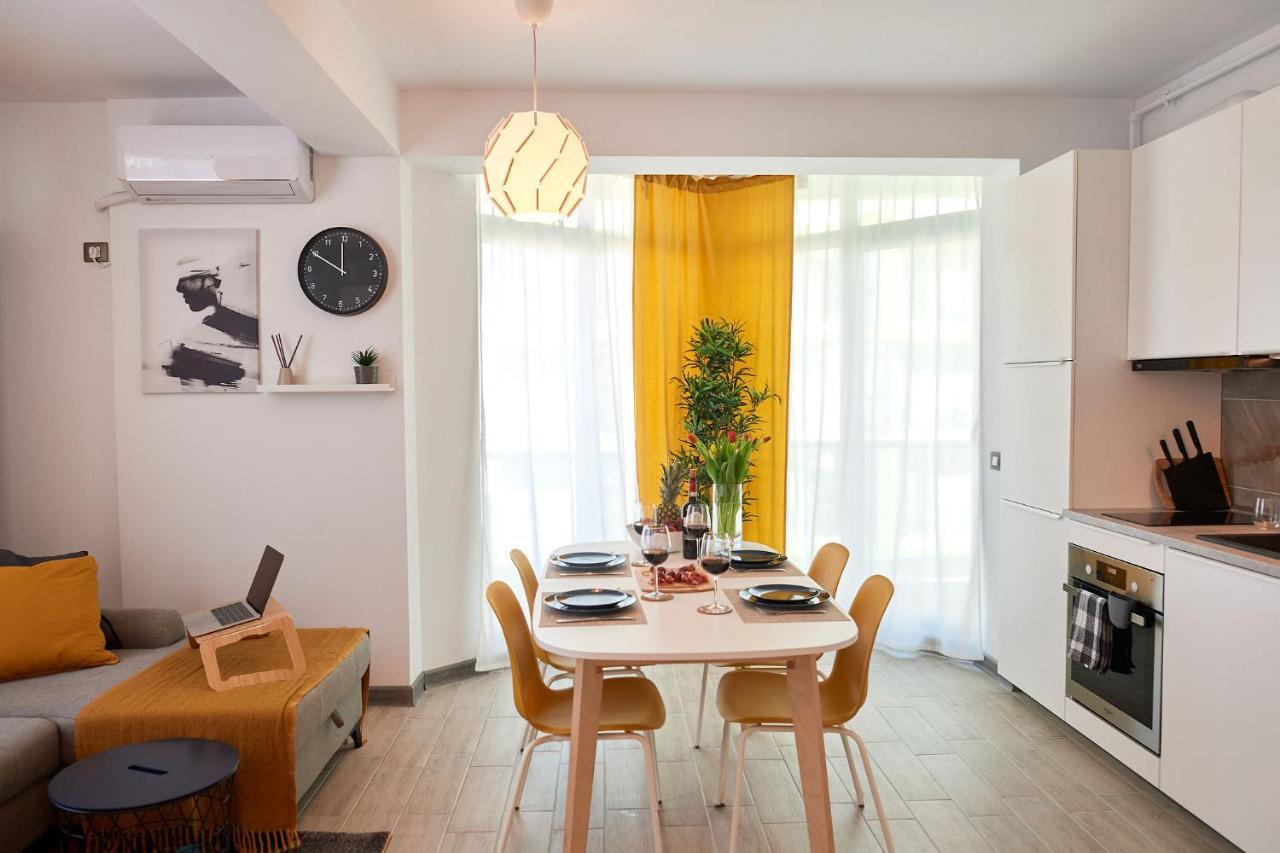 Fineloft Sea View Apartment-Spa N Pools Beach Resort Navodari Bagian luar foto