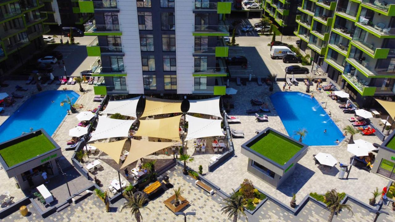 Fineloft Sea View Apartment-Spa N Pools Beach Resort Navodari Bagian luar foto